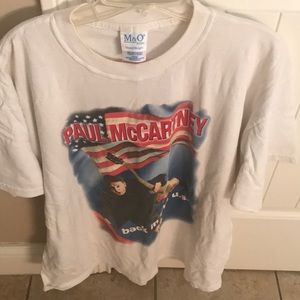Paul McCartney 2002 Back in the US tour shirt.
